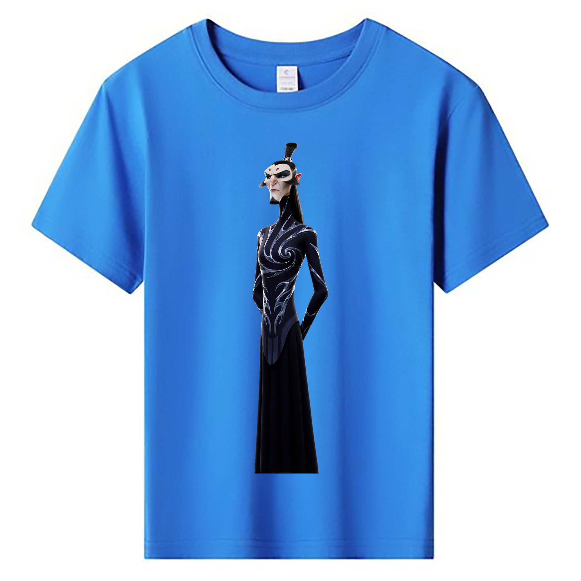 （画像用） Ne Zha 2 ナタ 魔童の大暴れ 綿100％キッズTシャツ（フロントプリント）